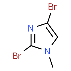 ChemSpider 2D Image | 2,4-Dibromo-1-methyl-1H-imidazole | C4H4Br2N2