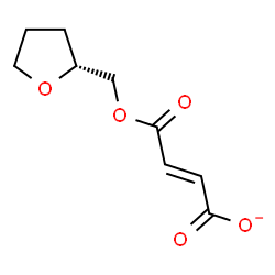 ChemSpider 2D Image | (2E)-4-Oxo-4-[(2R)-tetrahydro-2-furanylmethoxy]-2-butenoate | C9H11O5