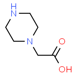 ChemSpider 2D Image | 1-Piperazinylacetic acid | C6H12N2O2