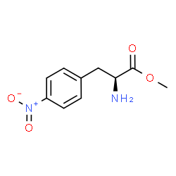 ChemSpider 2D Image | Methyl 4-nitro-L-phenylalaninate | C10H12N2O4