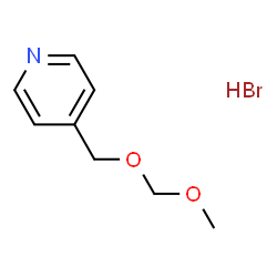 ChemSpider 2D Image | 4-[(Methoxymethoxy)methyl]pyridine hydrobromide (1:1) | C8H12BrNO2