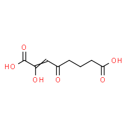 ChemSpider 2D Image | 2-Hydroxy-4-oxo-2-octenedioic acid | C8H10O6