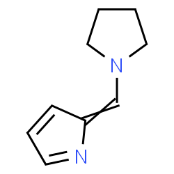 ChemSpider 2D Image | 2-(1-Pyrrolidinylmethylene)-2H-pyrrole | C9H12N2