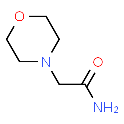 ChemSpider 2D Image | 2-(4-Morpholinyl)acetamide | C6H12N2O2
