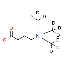 ChemSpider 2D Image | 4-{Tris[(~2~H_3_)methyl]ammonio}butanoate | C7H6D9NO2