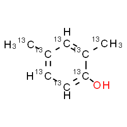 ChemSpider 2D Image | 2,4-Bis[(~13~C)methyl](~13~C_6_)phenol | 13C8H10O