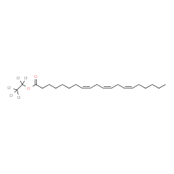 ChemSpider 2D Image | (~2~H_5_)Ethyl (8Z,11Z,14Z)-8,11,14-icosatrienoate | C22H33D5O2