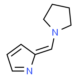 ChemSpider 2D Image | (2E)-2-(1-Pyrrolidinylmethylene)-2H-pyrrole | C9H12N2