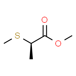 ChemSpider 2D Image | Methyl (2R)-2-(methylsulfanyl)propanoate | C5H10O2S
