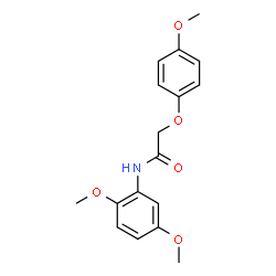 ChemSpider 2D Image | N-(2,5-Dimethoxyphenyl)-2-(4-methoxyphenoxy)acetamide | C17H19NO5
