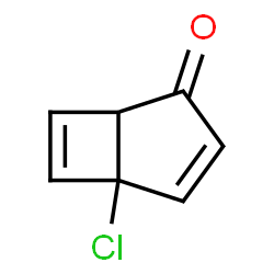 ChemSpider 2D Image | 5-Chlorobicyclo[3.2.0]hepta-3,6-dien-2-one | C7H5ClO