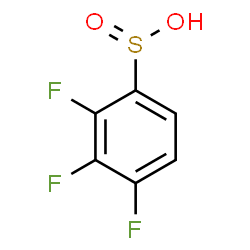 ChemSpider 2D Image | 2,3,4-Trifluorobenzenesulfinic acid | C6H3F3O2S