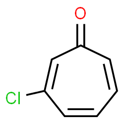 ChemSpider 2D Image | 3-Chloro-2,4,6-cycloheptatrien-1-one | C7H5ClO
