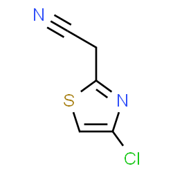 ChemSpider 2D Image | (4-Chloro-1,3-thiazol-2-yl)acetonitrile | C5H3ClN2S
