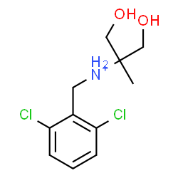 ChemSpider 2D Image | N-(2,6-Dichlorobenzyl)-1,3-dihydroxy-2-methyl-2-propanaminium | C11H16Cl2NO2