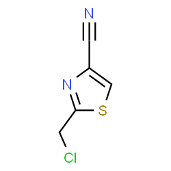 ChemSpider 2D Image | 2-(Chloromethyl)-1,3-thiazole-4-carbonitrile | C5H3ClN2S