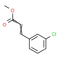 ChemSpider 2D Image | Methyl (2E)-3-(3-chlorophenyl)acrylate | C10H9ClO2