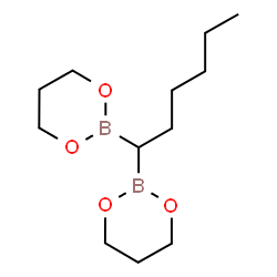 ChemSpider 2D Image | 2,2'-(1,1-Hexanediyl)bis(1,3,2-dioxaborinane) | C12H24B2O4