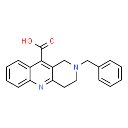 ChemSpider 2D Image | 2-Benzyl-1,2,3,4-tetrahydrobenzo[b][1,6]naphthyridine-10-carboxylic acid | C20H18N2O2