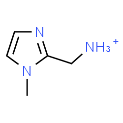 ChemSpider 2D Image | (1-Methyl-1H-imidazol-2-yl)methanaminium | C5H10N3