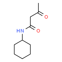 ChemSpider 2D Image | N-cyclohexylacetoacetamide | C10H17NO2