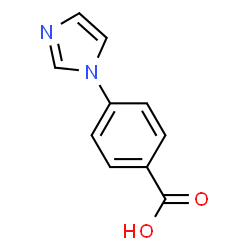ChemSpider 2D Image | 4-(imidazol-1-yl)benzoic acid | C10H8N2O2