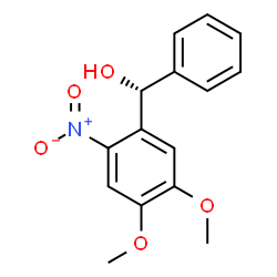 ChemSpider 2D Image | (R)-(4,5-Dimethoxy-2-nitrophenyl)(phenyl)methanol | C15H15NO5