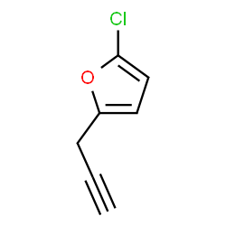 ChemSpider 2D Image | 2-Chloro-5-(2-propyn-1-yl)furan | C7H5ClO