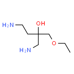 ChemSpider 2D Image | 1,4-Diamino-2-(ethoxymethyl)-2-butanol | C7H18N2O2