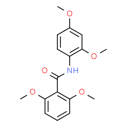 ChemSpider 2D Image | N-(2,4-Dimethoxyphenyl)-2,6-dimethoxybenzamide | C17H19NO5