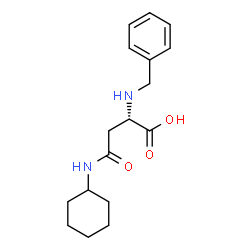 ChemSpider 2D Image | N~2~-Benzyl-N-cyclohexyl-L-asparagine | C17H24N2O3