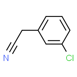 ChemSpider 2D Image | 3-Chlorobenzylcyanide | C8H6ClN