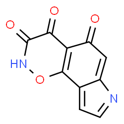 ChemSpider 2D Image | [1,2]Oxazino[6,5-e]indole-3,4,5(2H)-trione | C10H4N2O4