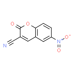 ChemSpider 2D Image | 6-Nitro-2-oxo-2H-chromene-3-carbonitrile | C10H4N2O4