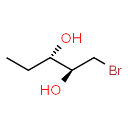 ChemSpider 2D Image | (2S,3S)-1-Bromo-2,3-pentanediol | C5H11BrO2