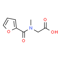 ChemSpider 2D Image | N-2-Furoyl-N-methylglycine | C8H9NO4