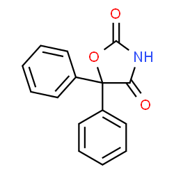ChemSpider 2D Image | 5,5-Diphenyl-2,4-oxazolidinedione | C15H11NO3