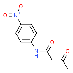 ChemSpider 2D Image | N-(4-Nitrophenyl)-3-oxobutanamide | C10H10N2O4