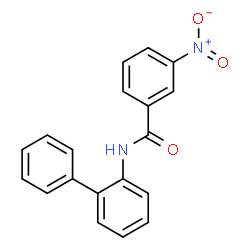 ChemSpider 2D Image | N-(2-Biphenylyl)-3-nitrobenzamide | C19H14N2O3
