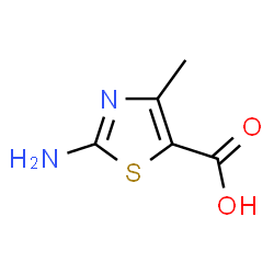 ChemSpider 2D Image | 2-Amino-4-methylthiazole-5-carboxylic acid | C5H6N2O2S
