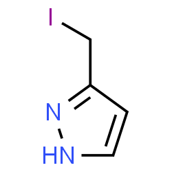 ChemSpider 2D Image | 3-(Iodomethyl)-1H-pyrazole | C4H5IN2