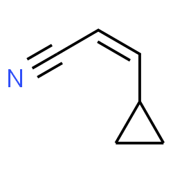 ChemSpider 2D Image | (2Z)-3-Cyclopropylacrylonitrile | C6H7N