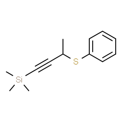 ChemSpider 2D Image | Trimethyl[3-(phenylsulfanyl)-1-butyn-1-yl]silane | C13H18SSi