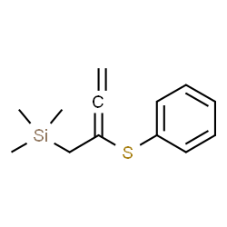 ChemSpider 2D Image | Trimethyl[2-(phenylsulfanyl)-2,3-butadien-1-yl]silane | C13H18SSi