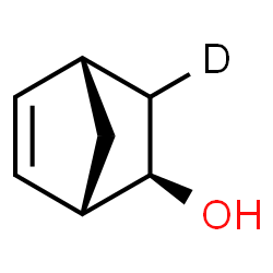 ChemSpider 2D Image | (1S,2R,4S)-(3-~2~H_1_)Bicyclo[2.2.1]hept-5-en-2-ol | C7H9DO