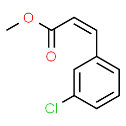 ChemSpider 2D Image | Methyl (2Z)-3-(3-chlorophenyl)acrylate | C10H9ClO2