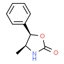 ChemSpider 2D Image | (4S,5R)-4-Methyl-5-phenyloxazolidin-2-one | C10H11NO2