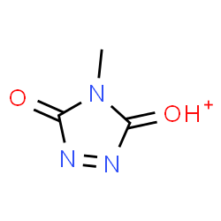 ChemSpider 2D Image | (4-Methyl-5-oxo-4,5-dihydro-3H-1,2,4-triazol-3-ylidene)oxonium | C3H4N3O2
