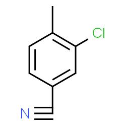 ChemSpider 2D Image | 3-Chloro-p-tolunitrile | C8H6ClN
