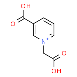 ChemSpider 2D Image | 3-Carboxy-1-(carboxymethyl)pyridinium | C8H8NO4